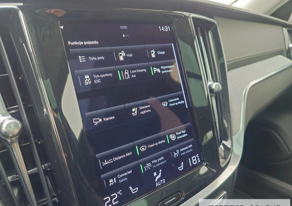 Volvo V60 cena 174900 przebieg: 92665, rok produkcji 2021 z Sulmierzyce małe 781